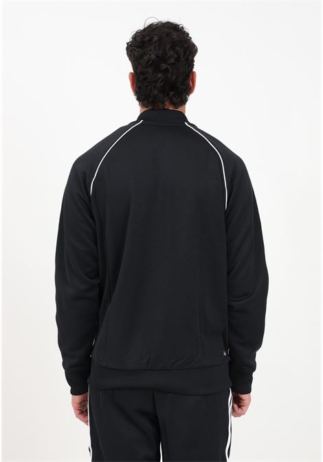 Adicolor Classics SST zip sweatshirt in black for men ADIDAS ORIGINALS | IA4785.